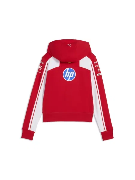 PUMA Replika krótkiej bluzy z kapturem Scuderia Ferrari HP Replica Odzież XXS czerwony