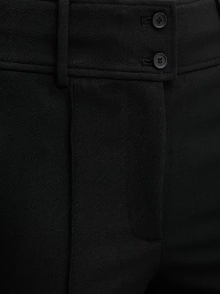 Брюки Allsaints с высокой посадкой черные