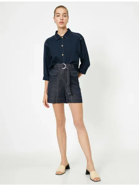 Pantaloni scurți Koton negru