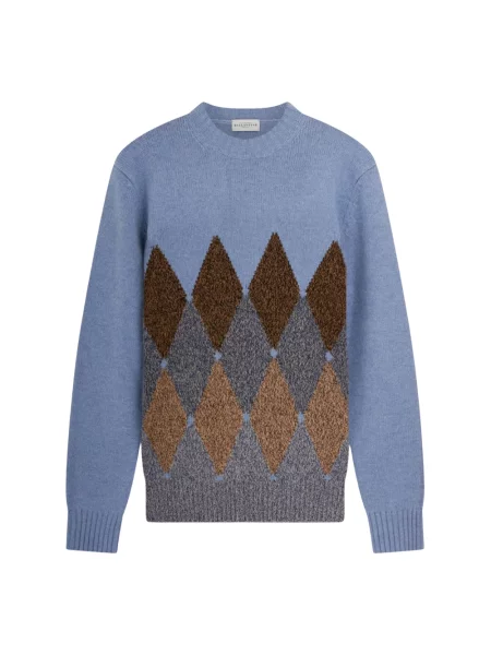 Sweter Ballantyne niebieski
