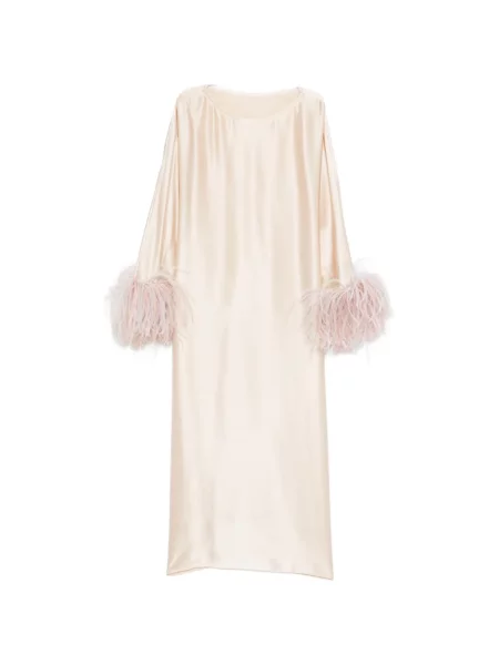 Rochie midi Stephan Janson cu pene până la genunchi de costum