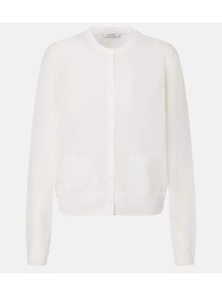 Cardigan Dorothee Schumacher transparente alb