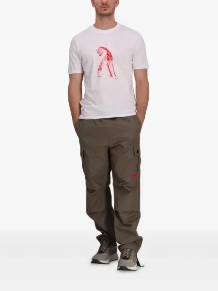Tricou Hugo cu imagine alb