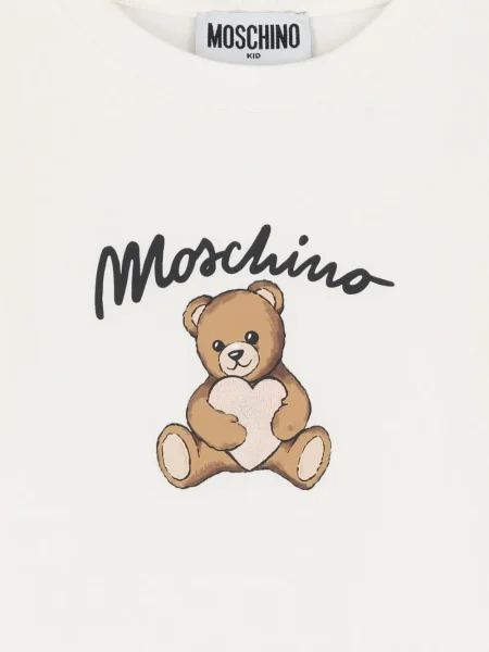 Koszulka dziecięca Moschino biała