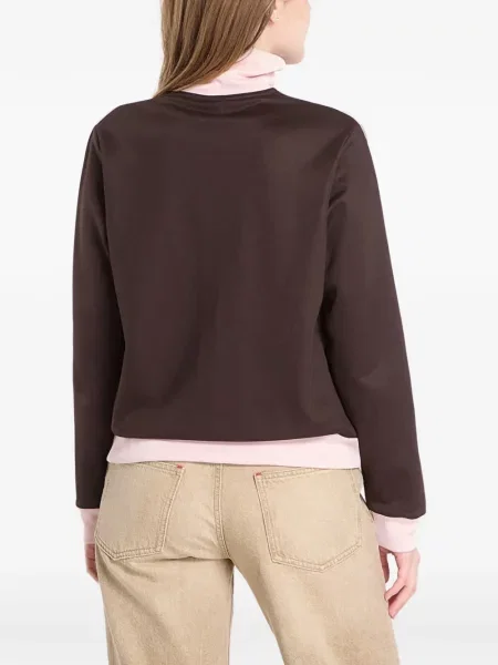 Dlouhé běžecké boty Adidas Terrex s krátkými rukávy s výstřihem do v černé