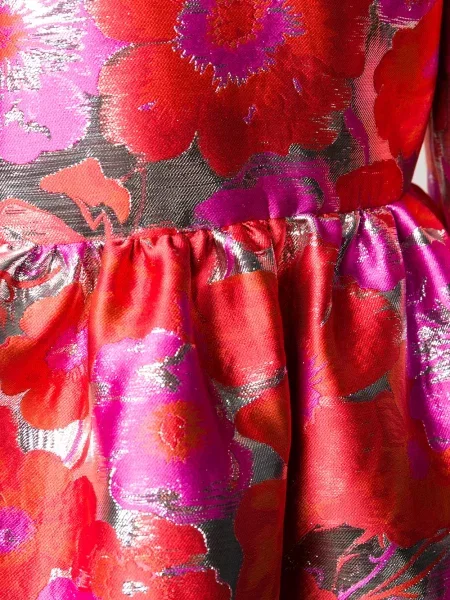 Rochie Msgm cu model floral din jacard de costum