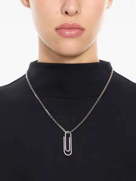 Colier Off-white alb