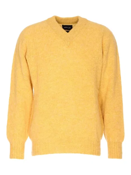 Pulover Howlin' cu decolteu în V galben