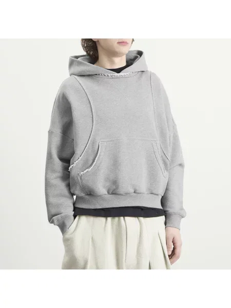 Bluza z kapturem Gander szara
