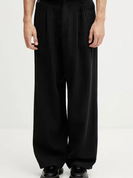 Undercover PANTS pantaloni cu amestec de in pentru bărbați