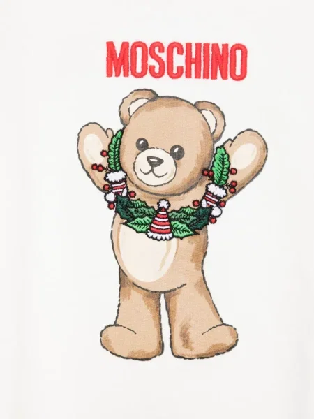 Dětska mikina Moschino bílá
