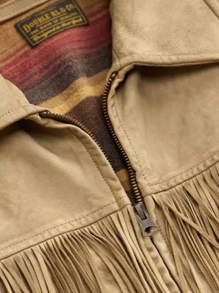 Μπουφάν Ralph Lauren Rrl με κρόσσια σουέτ