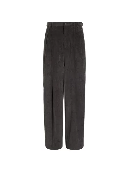 Pantaloni Dolce & Gabbana de catifea gri