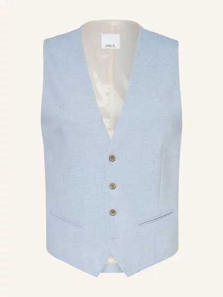 Paul Kamizelka Garniturowa Extra Slim Fit blau niebieska
