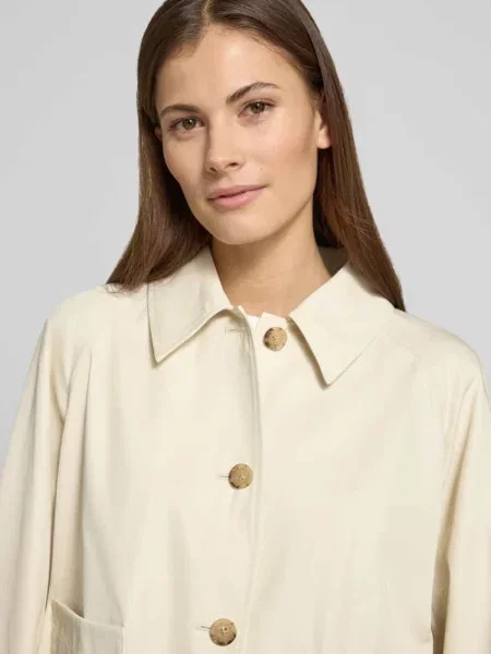 Trencz o kroju relaxed fit z czystej bawełny Tommy Hilfiger beżowy
