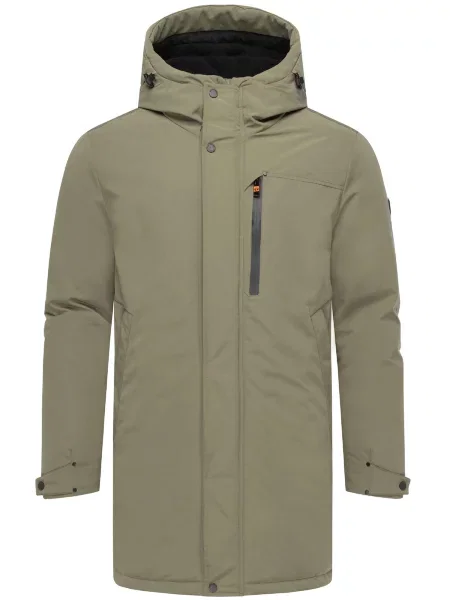 STONE HARBOUR Zimní kabát Phinoo XX olivová