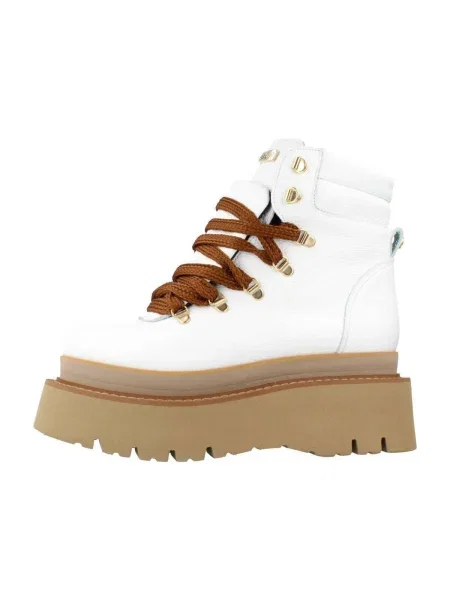 Pantofi Yellow alb