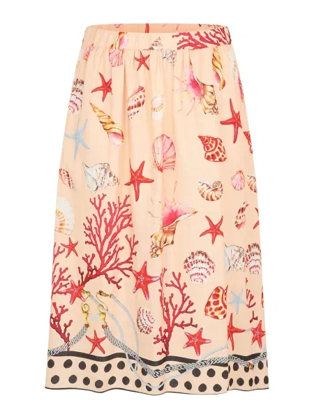 Guido Maria Kretschmer Curvy Szoknyák Jolanda karamell / piros / fekete fehér