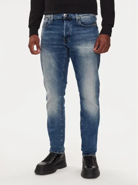 G-Star Raw Blugi Tapered Fit albastru