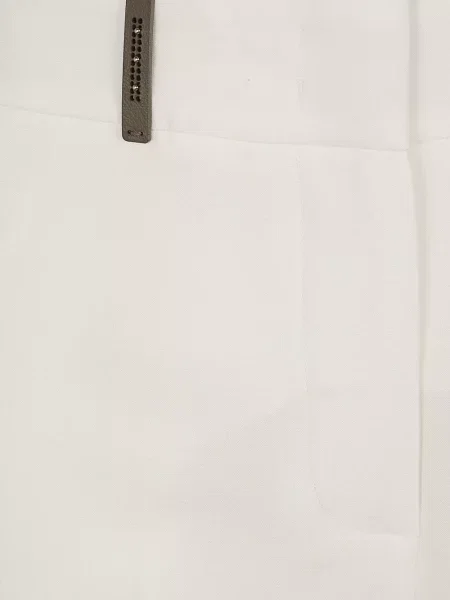 Pantaloni Peserico alb