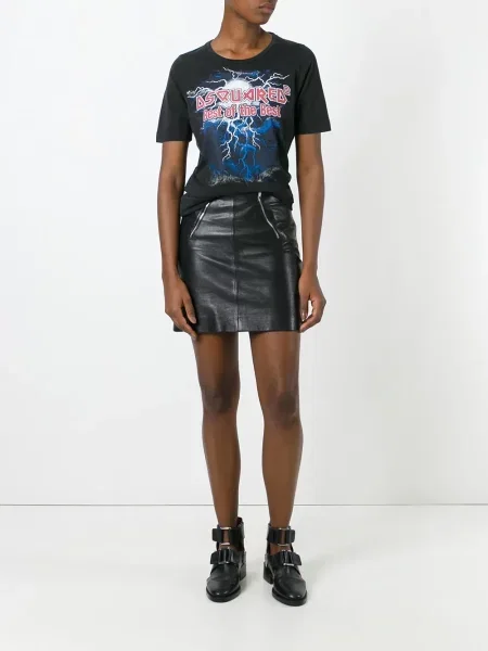 Scurt tricou Dsquared2 negru
