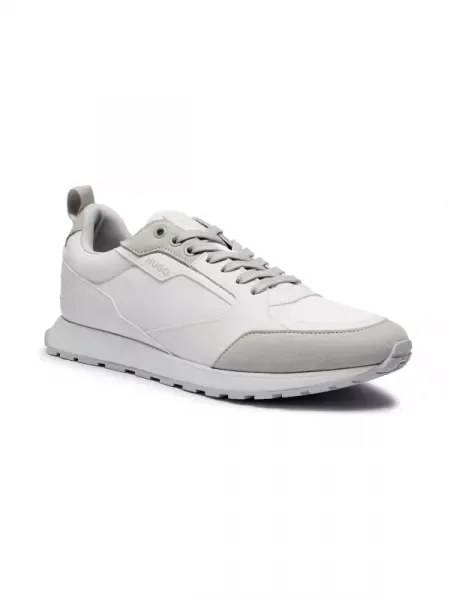 HUGO Sneakers Icelin alb