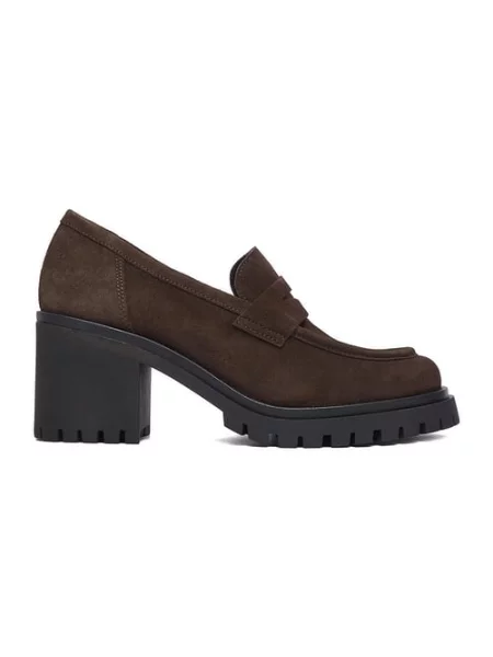 Loafersy brązowe