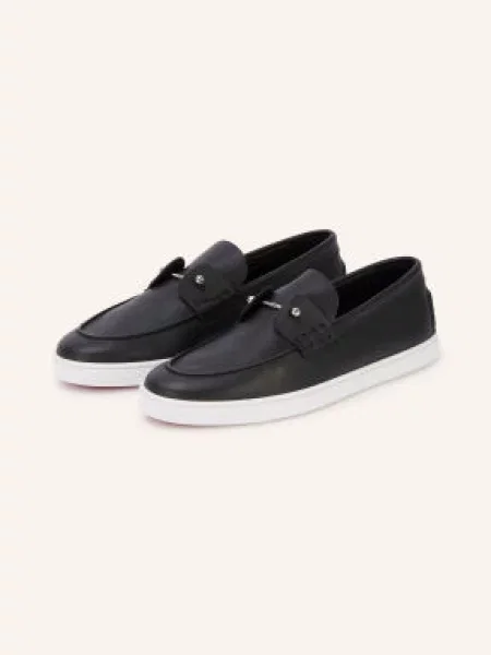 Christian Louboutin Loafersy Chambeliboat schwarz czarne