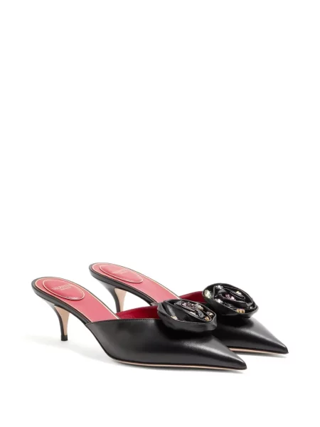 Papuci tip mules Valentino Garavani negru
