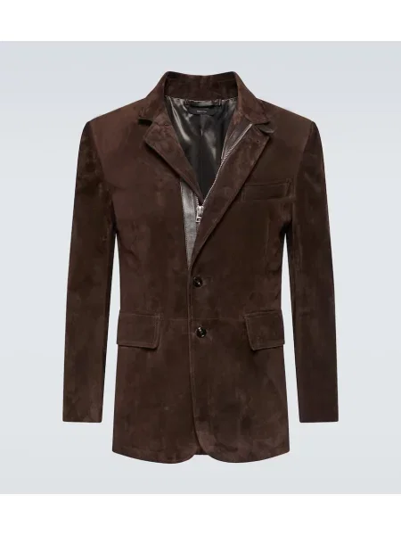 Semišové sako Tom Ford hnědé