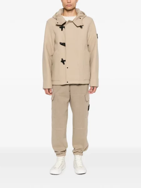 Geacă Stone Island cu glugă cu strasuri