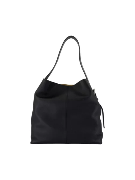 Shopperka Alexander Mcqueen skórzana czarna