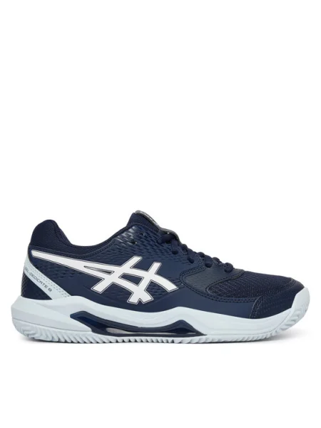 Tenisové topánky Asics Gel-Dedicate 8 Clay Tmavomodrá biela