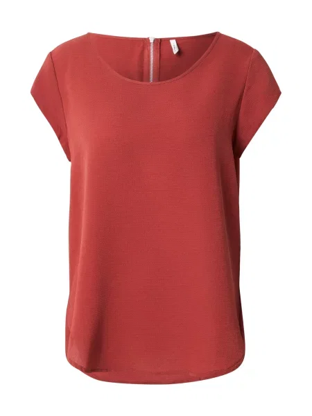 ONLY Bluză ONLVIC ruginiu roșu