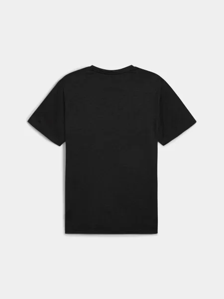 Футболка спортивна PUMA Essentials Heather Cat Tee комбінований верх чорний