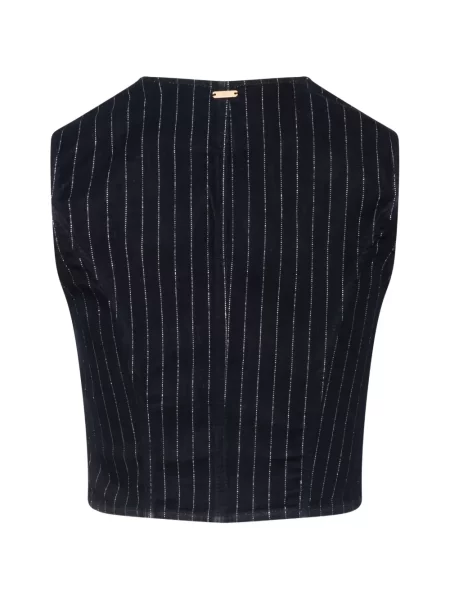 Vestă denim Fracomina albastru