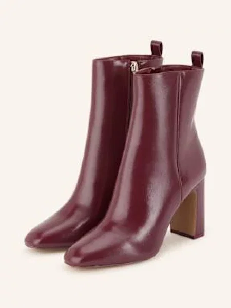 Steve Madden botki Adelisa na słupku bordowy