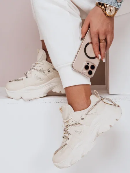 Teniși Dstreet chunky bej