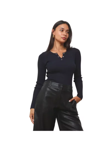 Top La Modeuse albastru