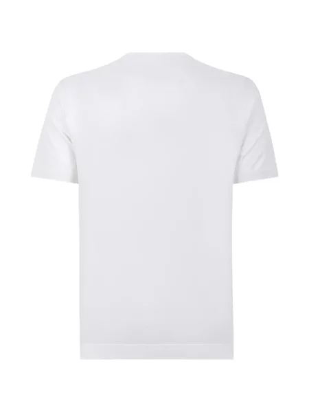 Tricou Boss cu decolteu rotund alb