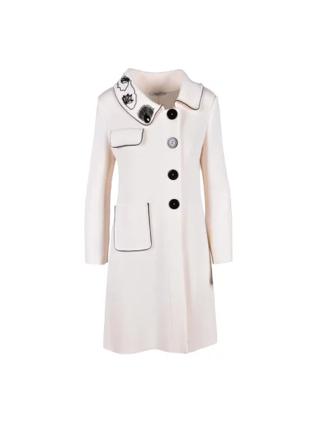 Płaszcz Charlott wełniany biały