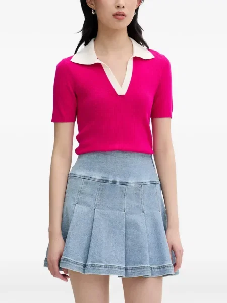 Tricou From Future tricotate roz