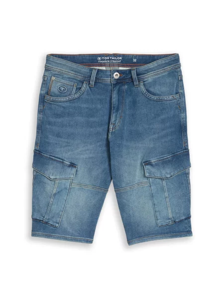 TOM TAILOR Pantaloni eleganți MARVIN denim albastru