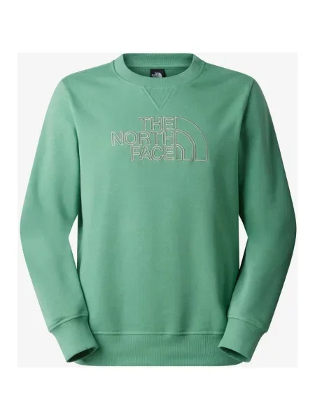 Bluza The North Face Drew Peak Light Crew trawiasta M zielona