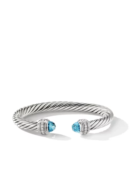 Brăţară David Yurman argintiu