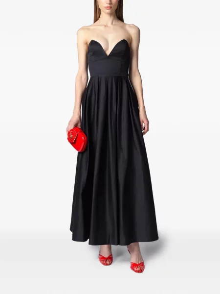 Rochie maxi Twenty Fourhaitch fără bretele negru