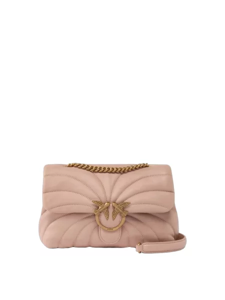 PINKO Geantă de umăr Love Puff Classic Cl Sheep Nap rosé
