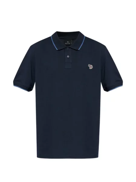Polo Ps Paul Smith cu model zebră albastru
