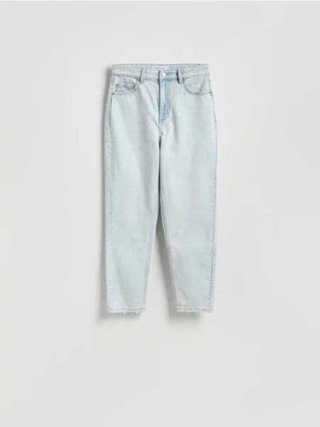 Reserved Blugi mom albastru