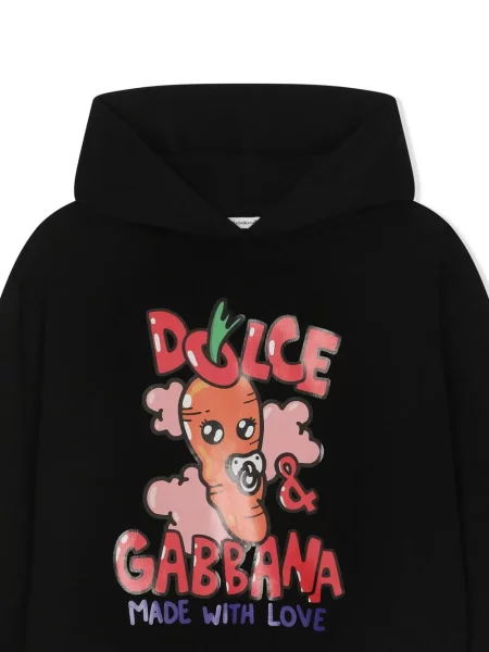 Sukienka dziecięca Dolce And Gabbana czarna